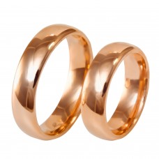 Auksiniai vestuviniai žiedai su komfortu KLASIKINIAI 5mm